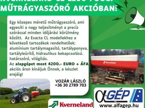 Kverneland és M-5615/02/AC műtrágyaszórók készletről