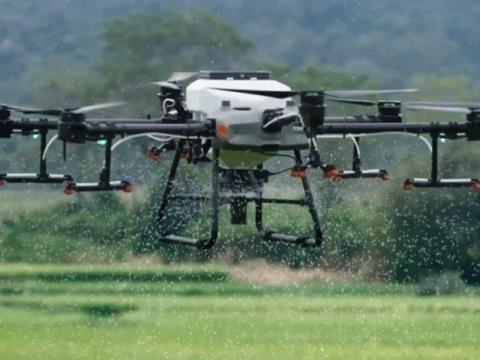 DJI Agras T30 permetező drón használt