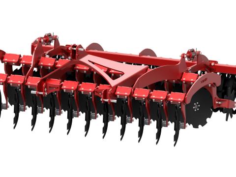 SOKORÓ függesztett egyenes tárcsa ékgyűrűs hengerrel SET-GM-30É