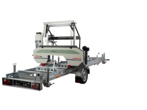 Pilous CTR 750GX mobil rönkhasító szalagfűrész