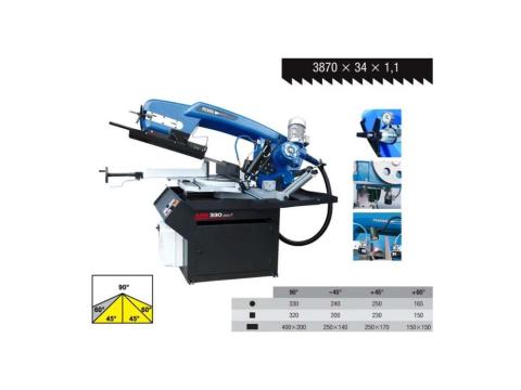 PILOUS ARG 330 PLUS F gravitációs szalagfűrészgép