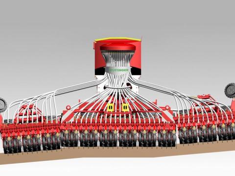 PÖTTINGER TERRASEM precíziós gabonavetőgépek talajkímélő megoldásokhoz