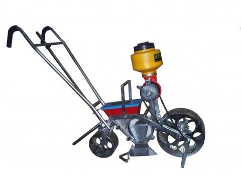 Hermész vetőgép granulátumszóróval