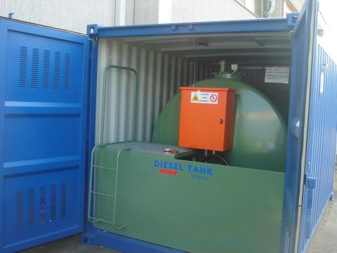 Üzemanyag tartály Konténeres HMT-K100