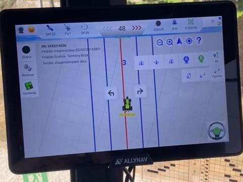 AllyNav AF305 – modern navigációs rendszer precíziós mezőgazdasághoz