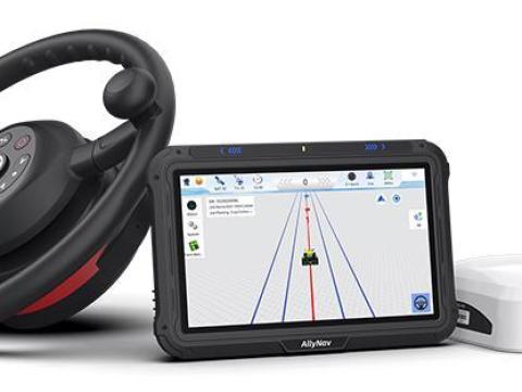 AllyNav AF305 elektromos automata kormányzási rendszer – precíziós mezőgazdasági GPS megoldás