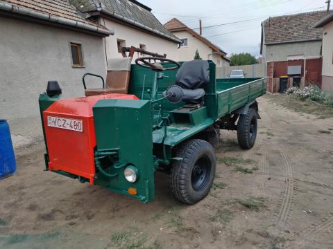 Csettegő eladó, Zetor motorral, Robúr hidakkal, friss műszaki