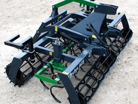 AWEMAK BRUTUS vetőgéptartóval szerelt magágykészítő kultivátor,  több méretben