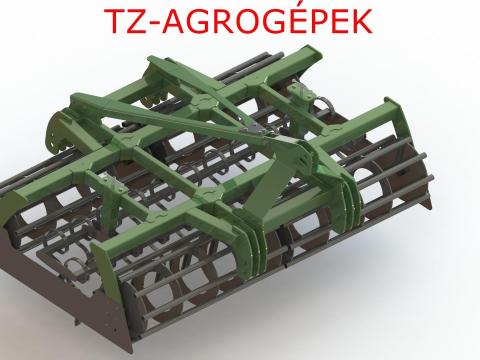 AWEMAK DUALMASTER frontra és hátsó három pontra egyaránt szerelhető magágykészítő kultivátor több méretben, magyarországi importőrtől