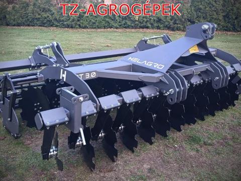 HELAGRO BT típusú fix vázas, függesztett rövidtárcsák több méretben