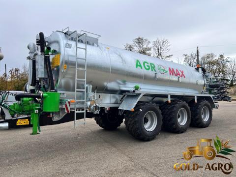 Új Agromax 24 m³ (24.000 l) tridem szippantó tartálykocsi tárcsás injektálóval – előrendelési akció