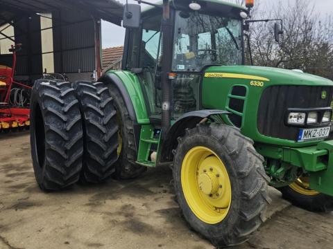 John Deere 6330-as traktor eladó, 2013-as évjárat, első tulajdonostól
