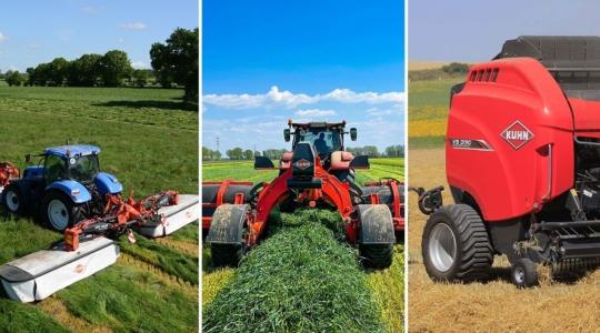 Szálastakarmány készítés KUHN gépekkel – Hódmezővásárhely