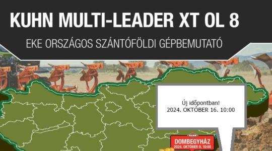 KUHN MULTI-LEADER XT OL 8 eke gépbemutató – Dombegyház