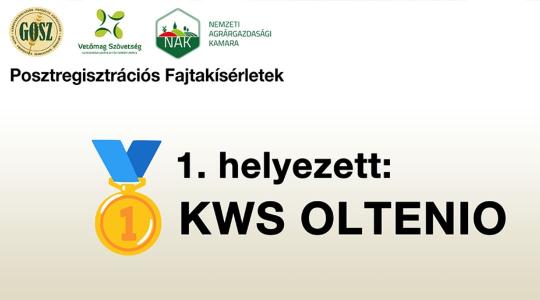 Breaking News! KWS OLTENIO a főpálya győztese!