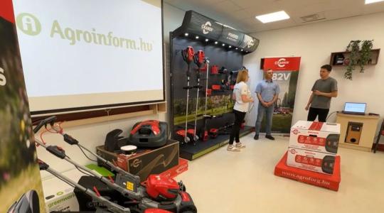 Sikeresen lezárult az Agroinform nyereményjátéka: átadtuk a Cramer robotfűnyírókat