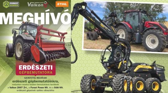 Erdészeti Gép­bemutató 
