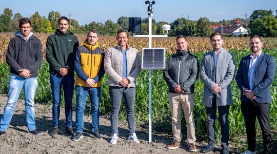 Új, hazai fejlesztésű meteorológiai állomás segíti a gazdálkodókat