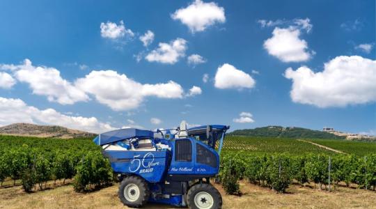 Hihetetlen! Ötvenéves ez a szőlőkombájn-márka – így ünnepelték