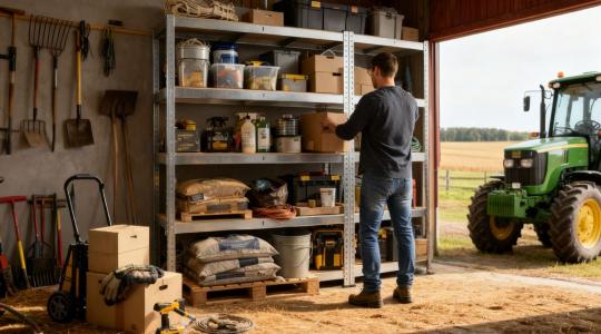 Nagy teherbírású salgó polc: mikor kötelező a masszív tárolás?