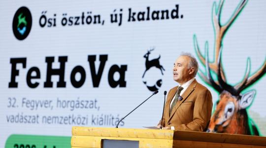 Nagy István a FeHoVa megnyitóján: A minőségi vadgazdálkodás a magyar biodiverzitás záloga