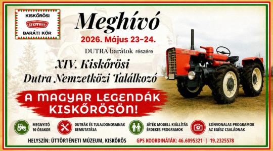 XIV. Kiskőrösi Dutra Nemzetközi Találkozó