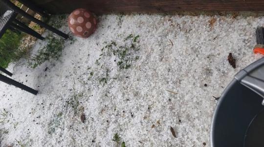 Kíméletlen jeges zivatarzóna tarolt a Dunántúlon
