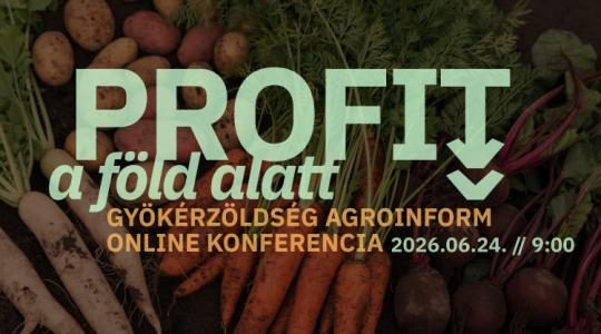 Profit a föld alatt – Gyökérzöldség Agroinform online konferencia – így csatlakozhatsz!