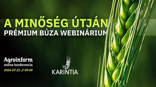 A minőség útján - Prémium búza webinárium