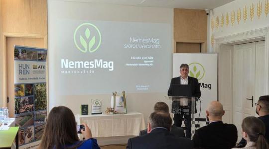 Új márka született Martonvásáron – Bemutatkozott a Martonvásári NemesMag Kft.